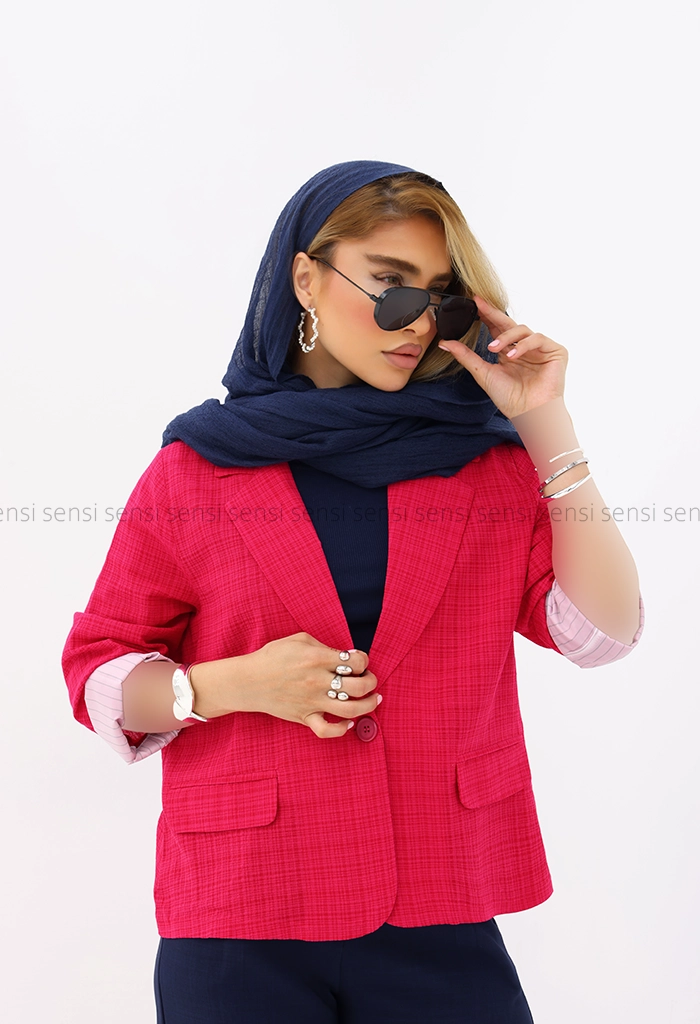 کت کادنزا آستین راه راه کد1005864